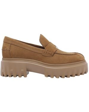 Hogan Flat Shoes - Brown