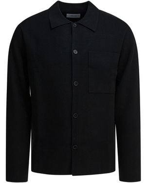NN07 "Jonas" Wool Blend Cardigan - Black