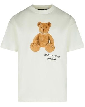 Palm Angels 'Bear' Cotton T-Shirt - White