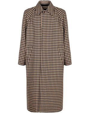 Valentino Garavani Wool Blend Coat - Brown