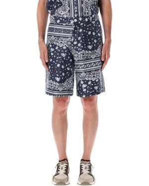 Fendi Silk Shorts - Blue