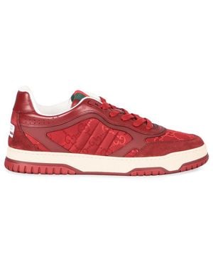 Gucci Re-web Low-top Trainers - Red