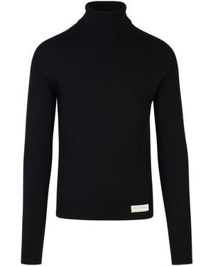 Balmain Wool Turtleneck Jumper - Black