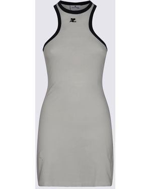 Courreges And Cotton Dress - Grey