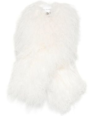 Yves Salomon Scarves - White