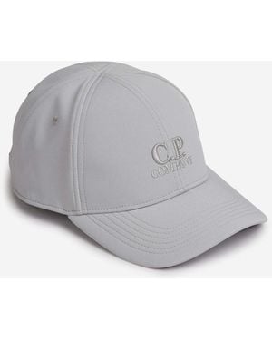 C.P. Company Gabardine Logo Cap - Grey