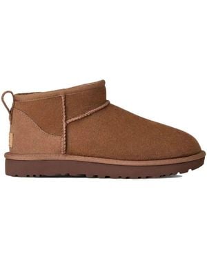 UGG "Classic Ultra Mini" Shoes - Brown