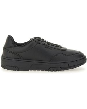 BOSS Trainer With Zigzag Detail - Black