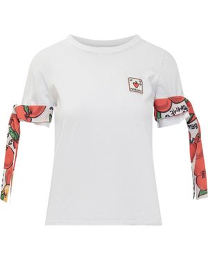 ALESSANDRO ENRIQUEZ T-Shirt Foulard - White