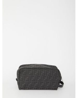 Fendi Ff Pouch - Grey