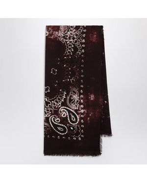 Destin Jil Wool Scarf - Brown