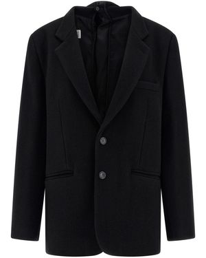 MM6 by Maison Margiela Back Panel Blazer - Black