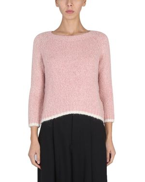 Aspesi Alpaca Blend Sweater - Pink