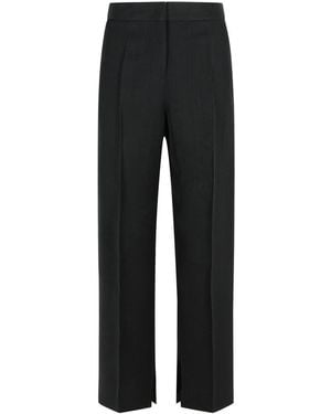 Jil Sander Viscose Blend Pants - Black