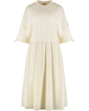 Moncler Cotton Dress - White