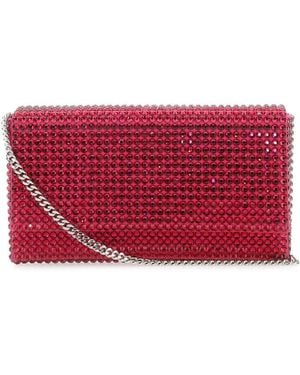 AMINA MUADDI Super Amini Paloma Clutch - Red