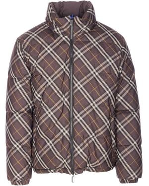 Burberry Reversible Down Jacket - Brown