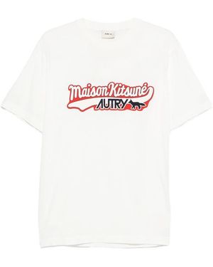 Maison Kitsune X Autry T-shirts - White