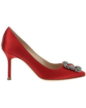 Manolo Blahnik Court Shoes - Red