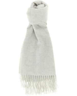 Brunello Cucinelli Cashmere Scarf - White
