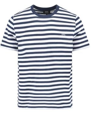 A.P.C. T-Shirts And Polos - Blue