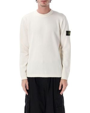 Stone Island Cotton Knit Jumper - White