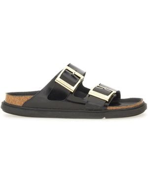 Birkenstock Sandal "Arizona Droplet Buckle" - Black