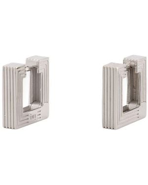 Ivi Aurelia Mini Rhodium-plated Mini Hoops - Metallic