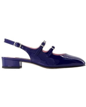 サンダル・ミュール CAREL Luna Sandals - Carel - Leather - Blue CAREL PARIS Luna Sandals in Blue | Lyst