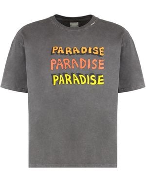 Alchemist Printed Cotton T-Shirt - Gray