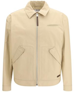 Moschino Zip Closure Jacket - Natural