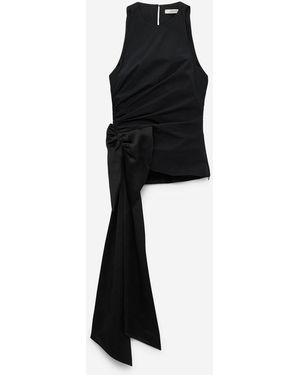 Dorothee Schumacher Draped Bow Top - Black