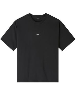 A.P.C. T-Shirts And Polos - Black