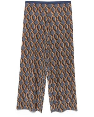 Siyu Printed Trousers - Grey
