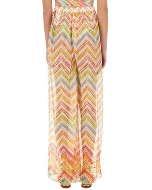 Missoni Printed Tulle Leggings Cover-Up - Metallic