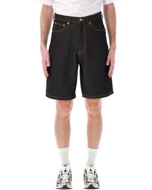 X-Large Denim Shorts - Black