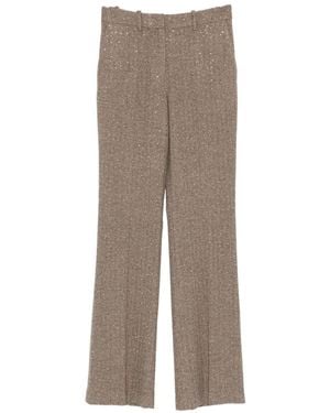 ERMANNO FIRENZE Sequined Trousers - Grey