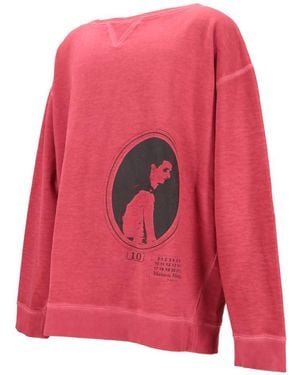 Maison Margiela Cameo Print Sweatshirt - Pink