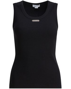 McQueen Cut & Sew Top - Black