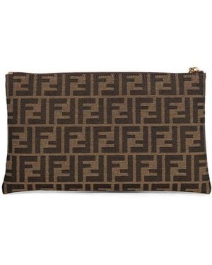 Fendi Clutches & Pouches - Brown