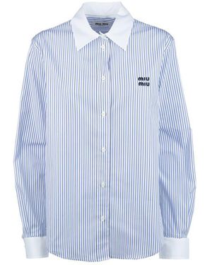 Miu Miu Shirts - Blue