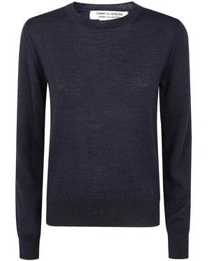 Comme des Garçons Roundneck Jumper Clothing - Blue