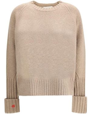 Tory Burch Merino Wool Sweater - Natural