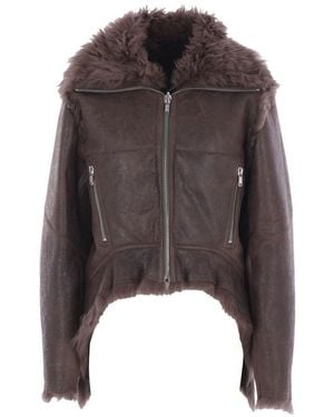 Rick Owens Jackets - Brown
