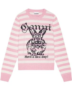 Ganni Jumpers - Pink