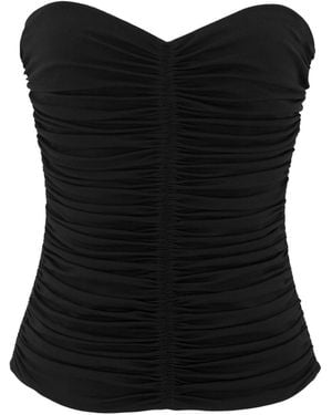 Saint Laurent Viscose Top - Black