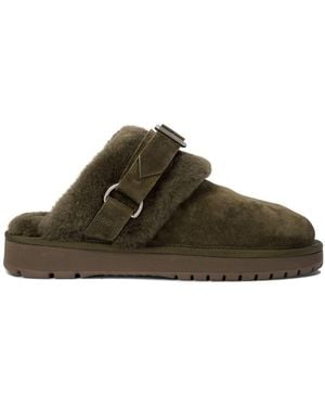 Burberry "Chubby Low" Slippers - Brown