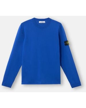 Stone Island Organic Cotton Sweater - Blue