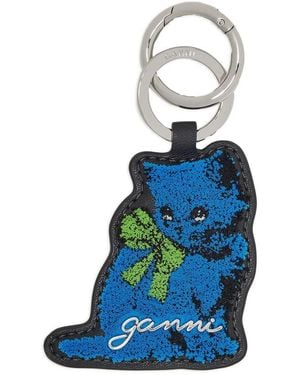 Ganni Keyrings - Blue