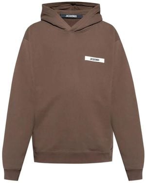 Jacquemus Le Hoodie Gros Grain - Brown